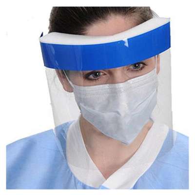 LAIMODA anti virus earloop gauze face shield mask disposable flu face shield mask wholesale protective mask 3ply face+shield